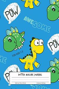 Dotted Midline Journal For Kids 1-3