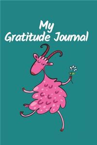 100 Day Gratitude Diary - Happy Goat design