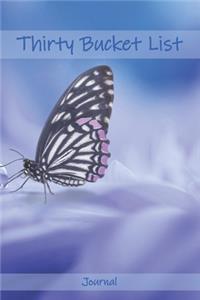 Thirty Bucket List Journal