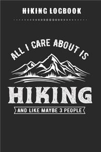 Hiking Logbook - Hiking It's Cheaper Than Therapy