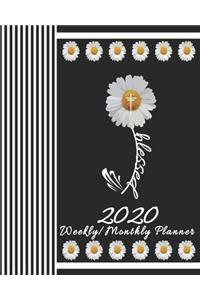 2020 Weekly/Monthly Planner-Blessed