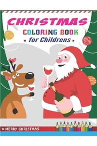 Christmas Coloring Book for Childrens