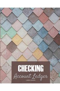 Checking account ledger - Large version