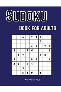 Sudoku Books for Adults: 200+ Zudoku Puzzle (Easy, Medium and Hard)