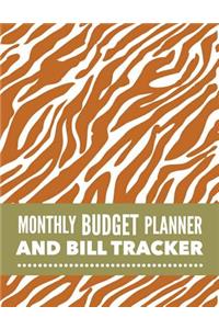 Monthly Budget Planner and Bill Tracker