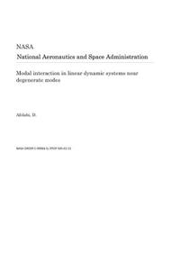 Modal Interaction in Linear Dynamic Systems Near Degenerate Modes