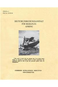 Deutche Forschungsanstalt Fur Segelflug Ainring