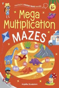 Fantastic Finger Trace Mazes: Mega Multiplication Mazes