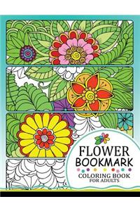 Flower Bookmark Coloring BooK