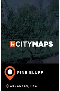 City Maps Pine Bluff Arkansas, USA