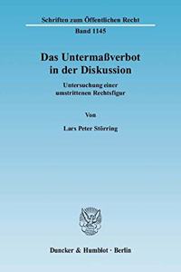 Das Untermassverbot in Der Diskussion