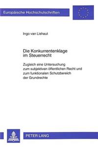 Die Konkurrentenklage Im Steuerrecht