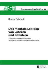 mentale Lexikon von Lehrern und Schuelern