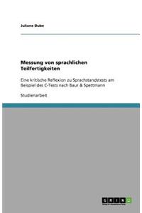 Messung von sprachlichen Teilfertigkeiten