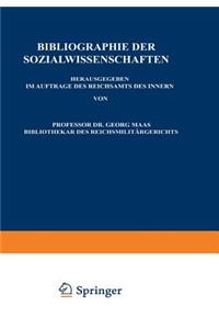 Bibliographie Der Sozialwissenschaften