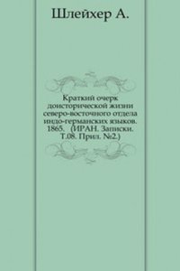 Kratkij ocherk doistoricheskoj zhizni severo-vostochnogo otdela indo-germanskih yazykov