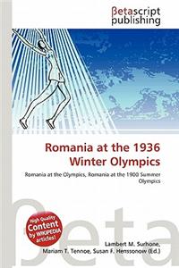 Romania at the 1936 Winter Olympics