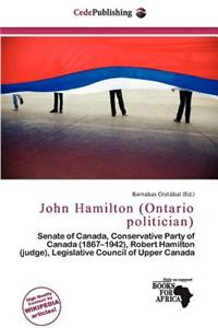 John Hamilton (Ontario Politician)