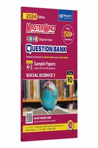 Social Science Class 10 CBSE Question Bank (2024 Exam) by Master Mind