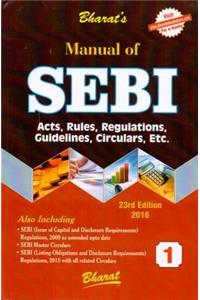 Manual of SEBI Act, Rules, Regulations, Guidelines Circulars, Etc. (in 2 Vols.)