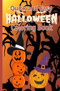 Quick and Easy Halloween Coloring Book For Kids