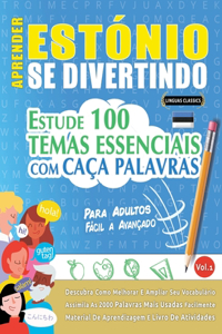 Aprender Estónio Se Divertindo! - Para Adultos