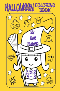 Halloween Coloring Book Ages 4 - 8