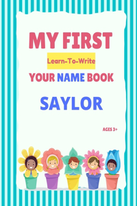 My First Learn-To-Write Your Name Book