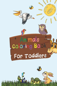 Animals Coloring Book For Toddlers