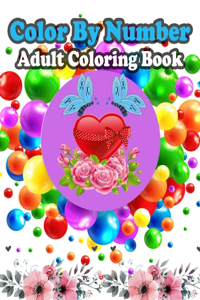 Color By Number Adult Coloring Book