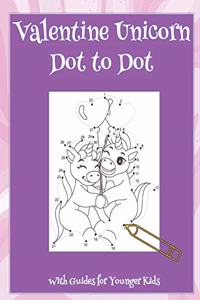 Valentine Unicorn Dot to Dot