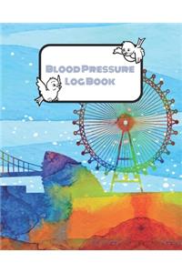 Blood Pressure Log Book/BP Recording Book (104 pages)