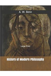 History of Modern Philosophy