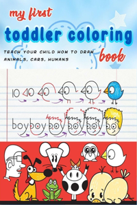 My First Toddler Coloring Book