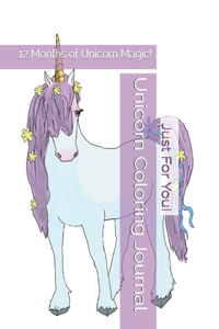 Unicorn Coloring Journal