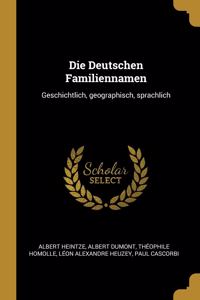 Deutschen Familiennamen