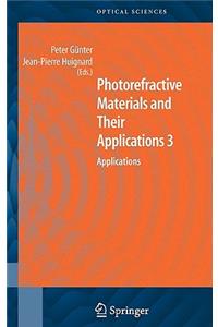 Photorefractive Materials and Their Applications 3