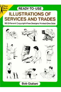 Ready-to-Use Illustrations of Services and Trades