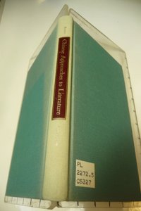 Chinese Approaches to Literature from Confucius to Liang Ch'i-Ch'ao