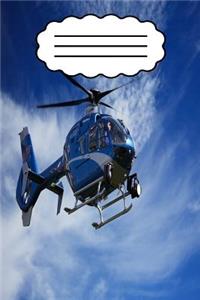 Hubschrauber Notizbuch