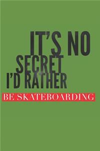 It's No Secret I'd Rather Be Skateboarding