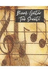 Blank Guitar Tab Sheets