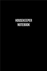 Housekeeper Notebook - Housekeeper Diary - Housekeeper Journal - Gift for Housekeeper