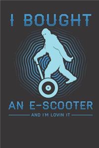 E-Scooter Racer Notebook Journal