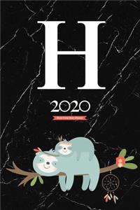 2020 Sloth Tribe Diary Planner
