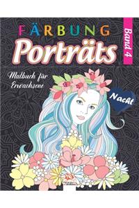 Porträts Färbung 4 - Nacht