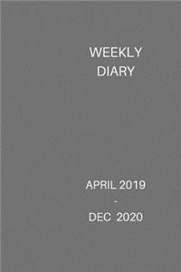 Weekly Diary 2019-2020