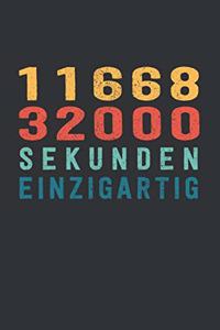 1 166 832 000 Sekunden Einzigartig