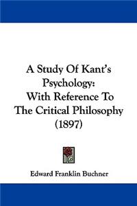 Study Of Kant's Psychology