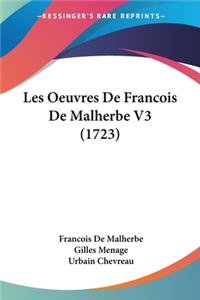 Les Oeuvres De Francois De Malherbe V3 (1723)